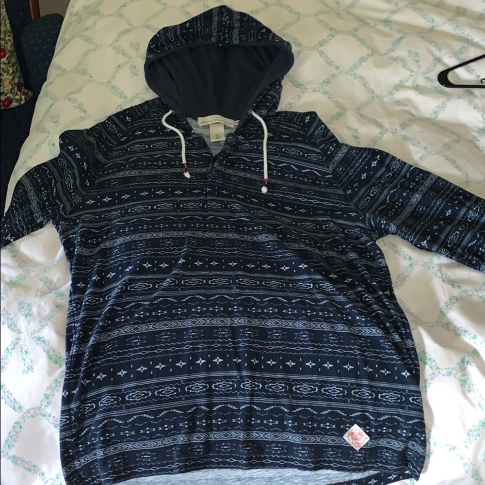 Blue long sleeve hoodie by H&M